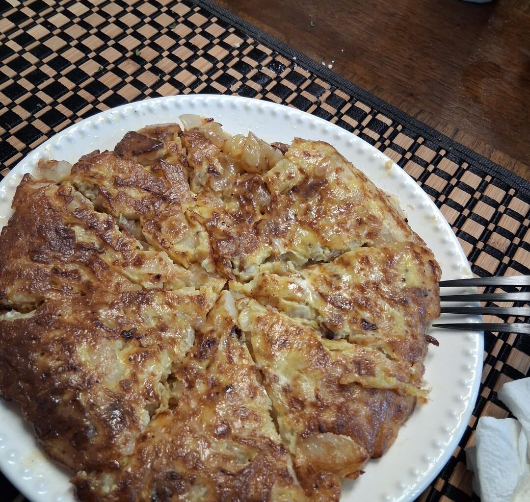 Intentando hacer la tortilla de patata segundo intento