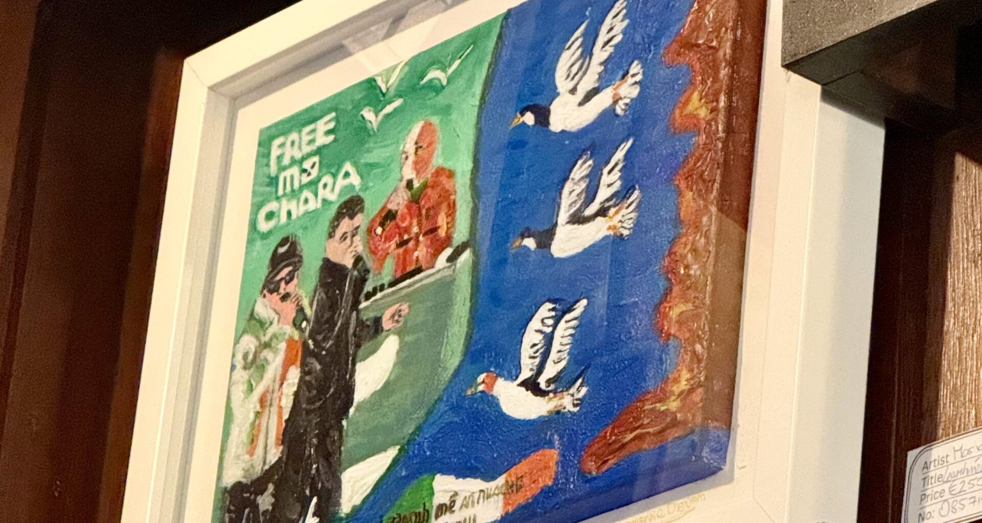 Spotted in Grogan’s pub in Dublin