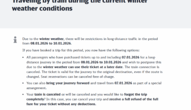 Help with DB Ticket - Winter Weather Change