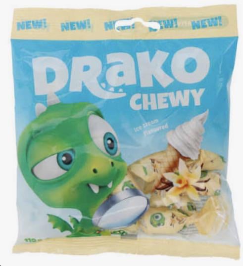 Mis on saanud vaniljemaitselistest Drako kommidest?