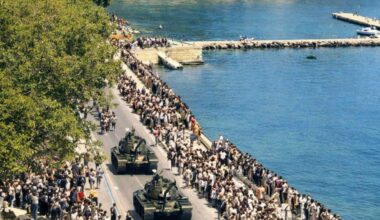 Παρέλαση για την Ένωση των Ιονίων Νήσων (Κέρκυρα, 21 Μαΐου 1973)