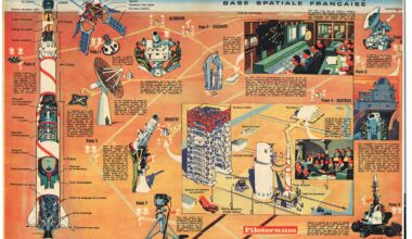 Présentation de la base spatiale d'Hammaguir, magazine Pilote avril 1966