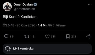 Teröristbaşı Öcalan'ın yeğeni ve DEM Parti Şanlıurfa Milletvekili Ömer Öcalan: "Kürtler ve Kürdistan çok yaşasın."