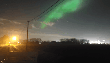 Aurora Borealis from Aalter yesterday