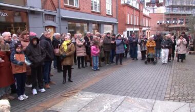 (Hunden) Berta skaber glæde i byen (Skive): Lørdag blev hun hyldet