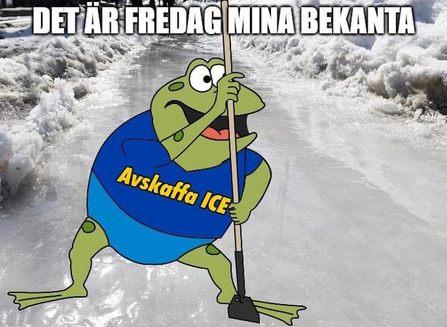 Det är halt ute, mina bekanta