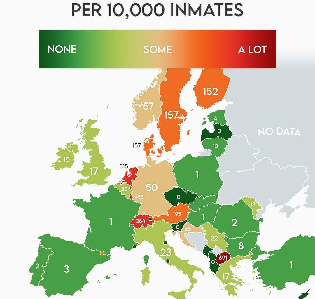 PRISON ESCAPES PER 10,000 INMATES