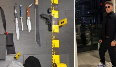 Trapperul MGK, reținut după o bătaie la o sală din Capitală: alți 6 tineri, săltați de poliție. Aveau la ei cuţite, pistoale și săbii