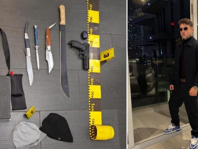 Trapperul MGK, reținut după o bătaie la o sală din Capitală: alți 6 tineri, săltați de poliție. Aveau la ei cuţite, pistoale și săbii