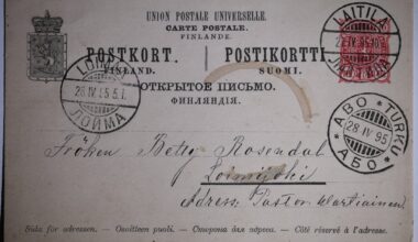 A postal card from 1895