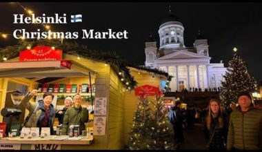 Helsinki Christmas Market - Reindeer Soup, Glögi & Cathedral Choirs | Ch...