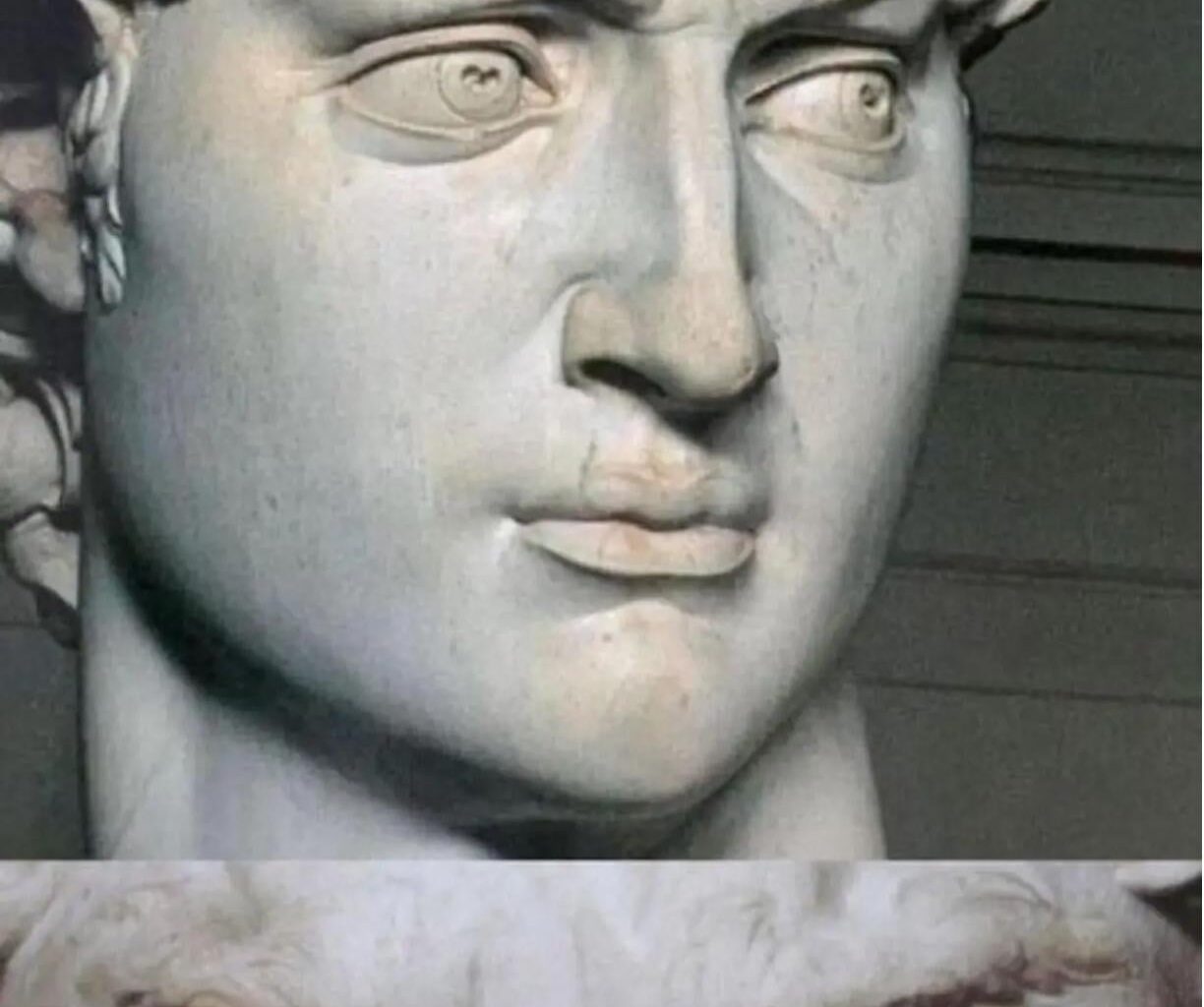 Michelangelov David ima srcolike irise