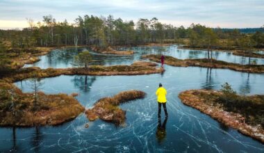 Rabalaugastel uisutamine