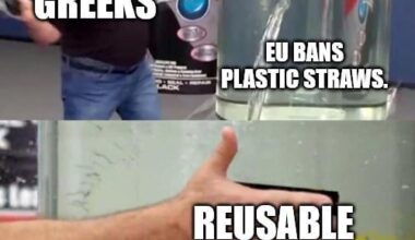 Είναι γνωστό ότι οι Έλληνες πάντα βρίσκουν παραθυράκια... ακόμα και στα καλαμάκια.