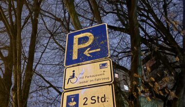 Query about parking sign