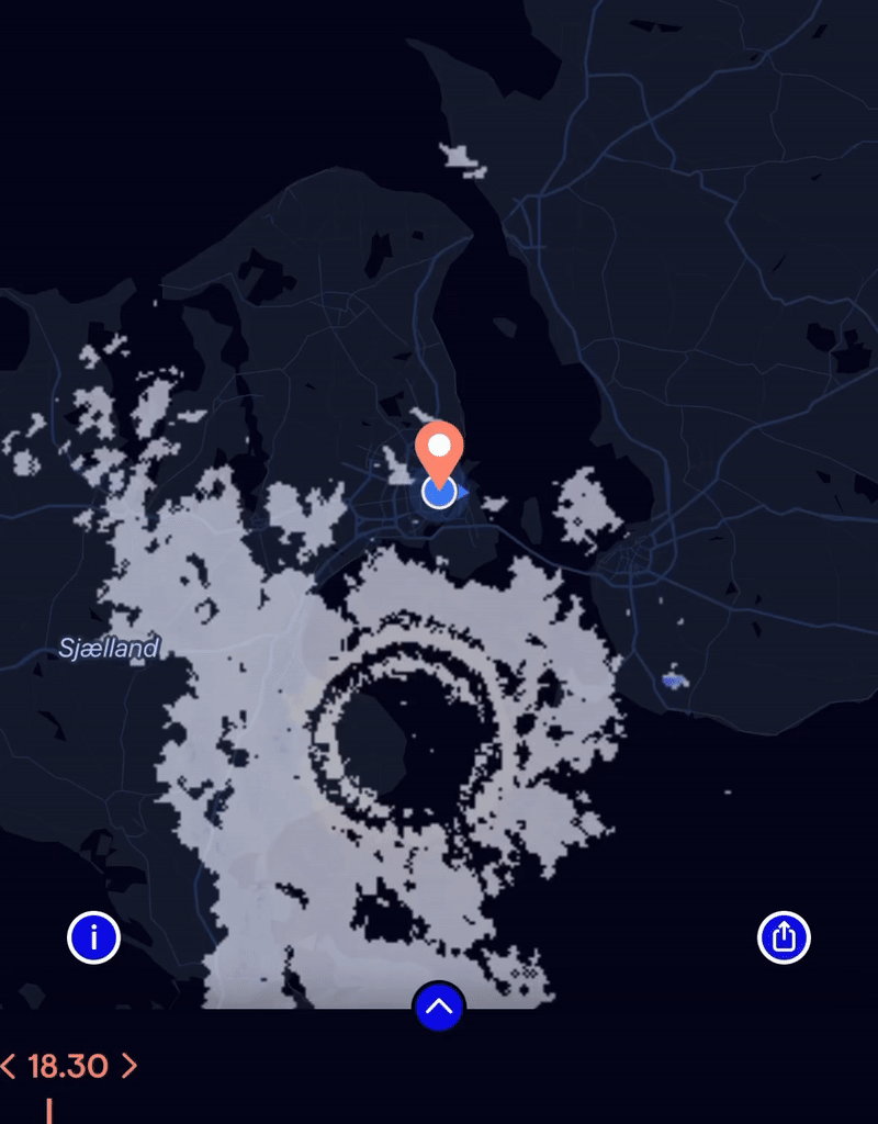 Kære Voldborg og vejr fans - hvad er dette hul over Køge bugt?