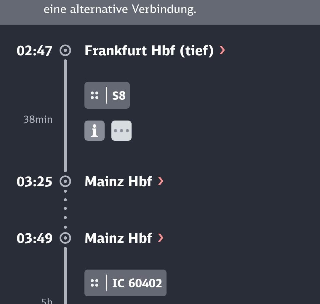 Pick an alternative connection