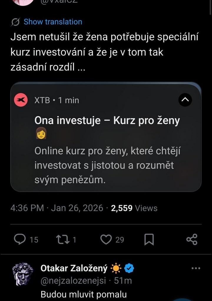Proč existují kurzy specificky pro ženy?