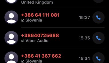 Vsak dan, cel dan - neznane telefonske številke