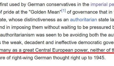 Is there any credence to this notion in contemporary Germany?