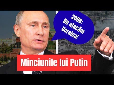 Arhiva minciunilor lui Putin despre Ucraina.
