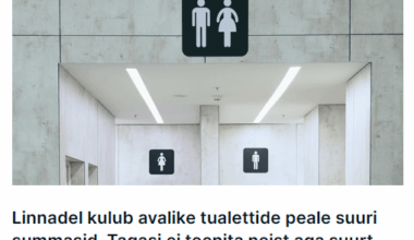 Miks peaks avalik teenus midagi tagasi teenima?