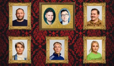 The cast of Icelandic Taskmaster.