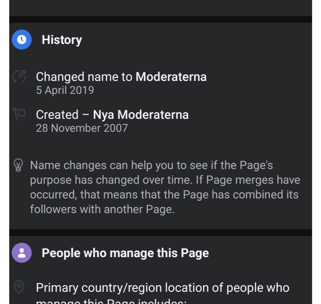 Moderaternas FB konto sköts av en person från israel?