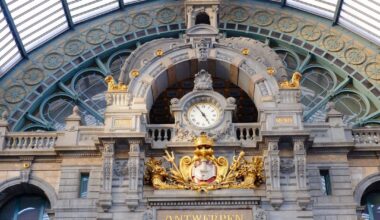 Antwerp Central Station: A Beautiful Train Station