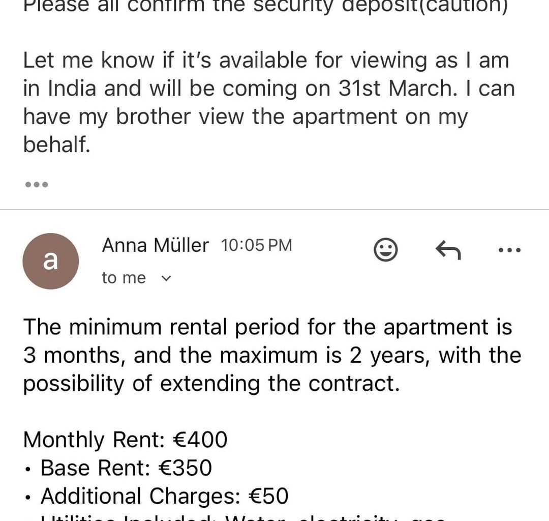 Is this an apartment scam? Please advise on this.