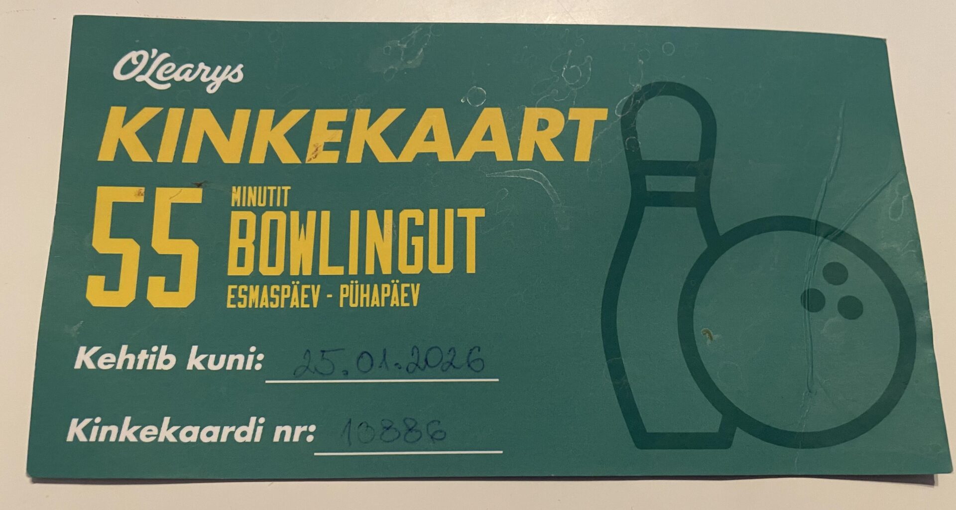 Tasuta bowling O’Learyses