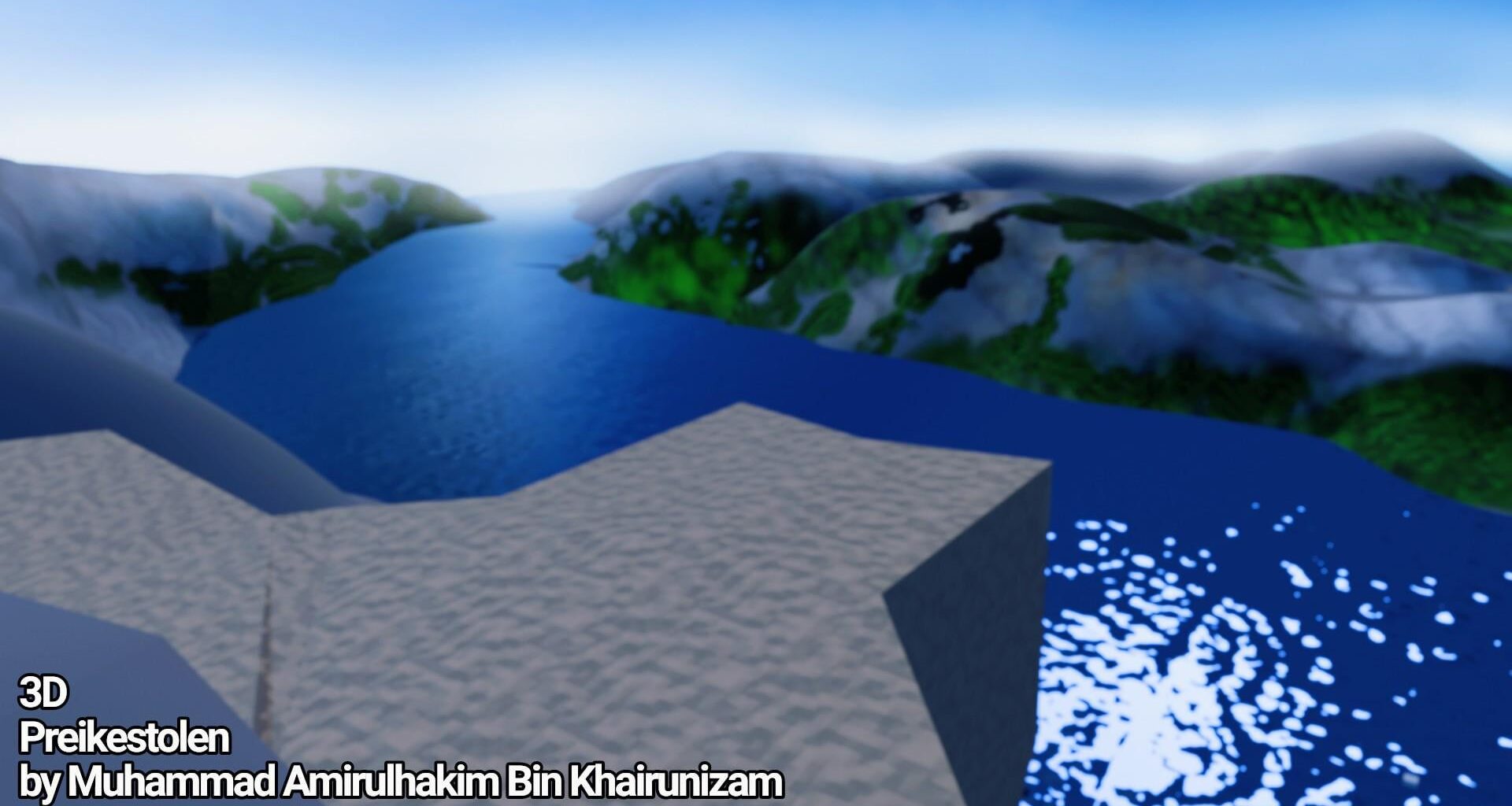 Some Old works I made based on Norway cliff