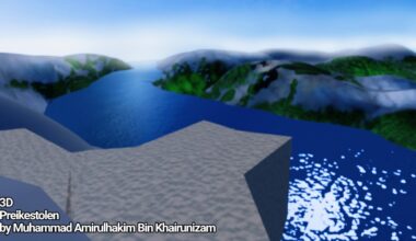 Some Old works I made based on Norway cliff