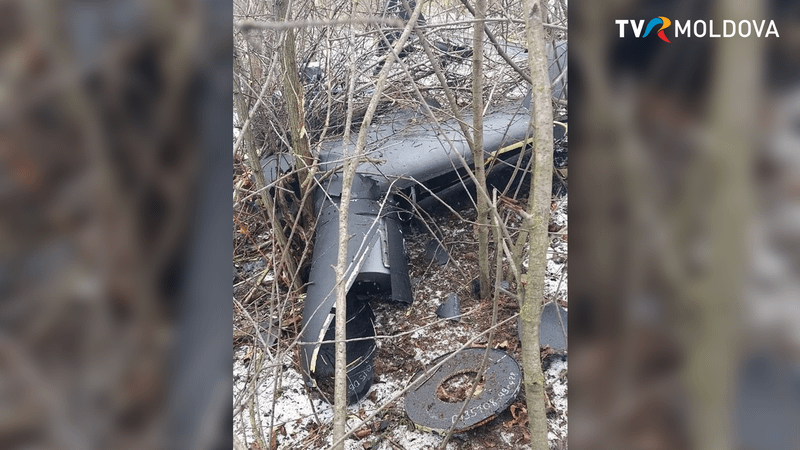 O nouă dronă găsită pe teritoriul R. Moldova. Sursele TVR: Aparatul de zbor are exploziv