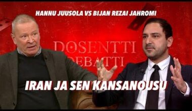 Iran ja sen kansanousu / Hannu Juusola vs Bijan Rezai Jahromi / DOSENTTI DEBATTI