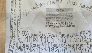 We were vaping at the lunchbreak in Lausanne, and some guy had stuffed "that" into my colleague's pocket...