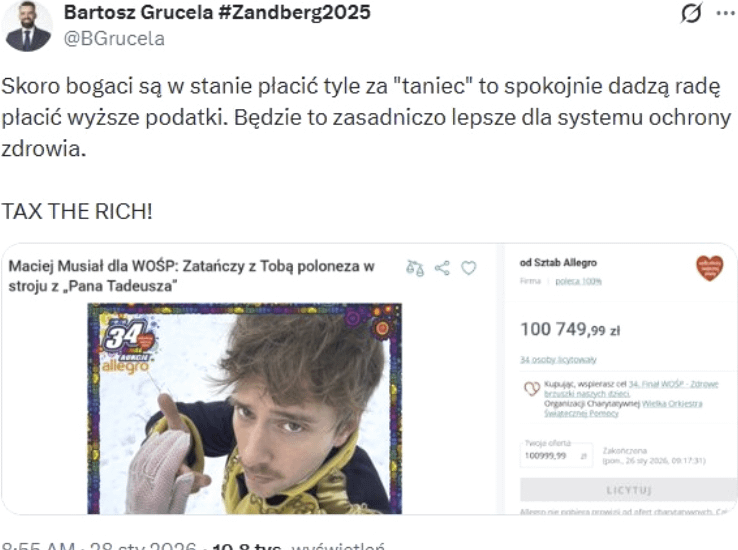 Plebs ma harować, a pan balować, wiadomo