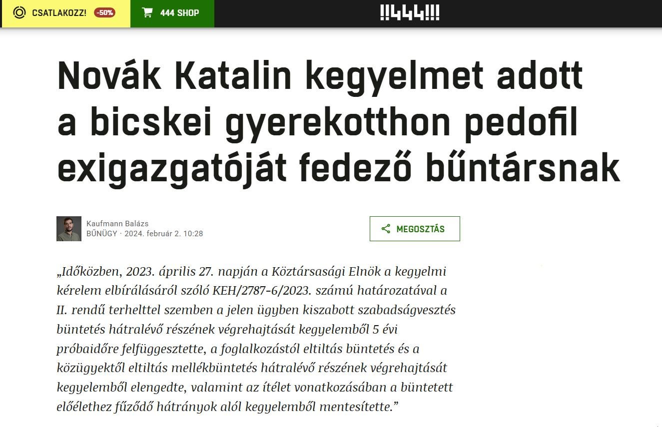 2 éve robbant a kegyelmi ügy - vajon úgy fogunk emlékezni erre a napra mint a NER végének kezdetére?