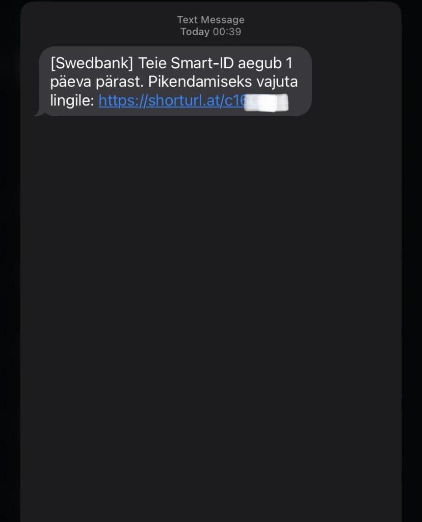 Sellise skämm smsi sain