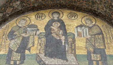 1000 éves mozaik a Hagia Sophiában