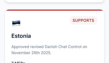 Estonia supports chat control