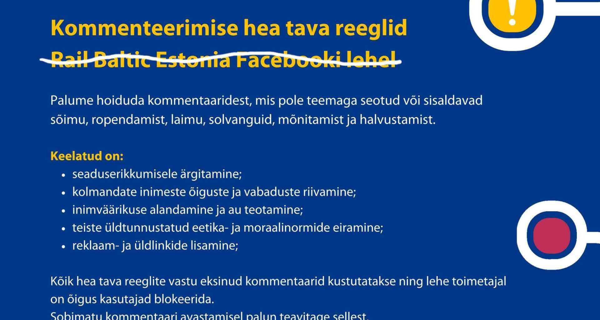 Leid Rail Baltica FB lehelt