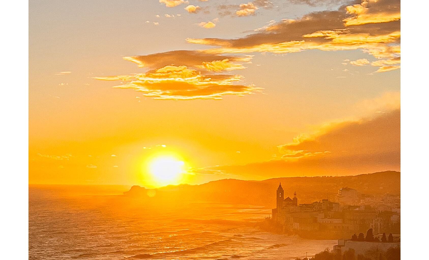 Sunset in Sitges, Barcelona