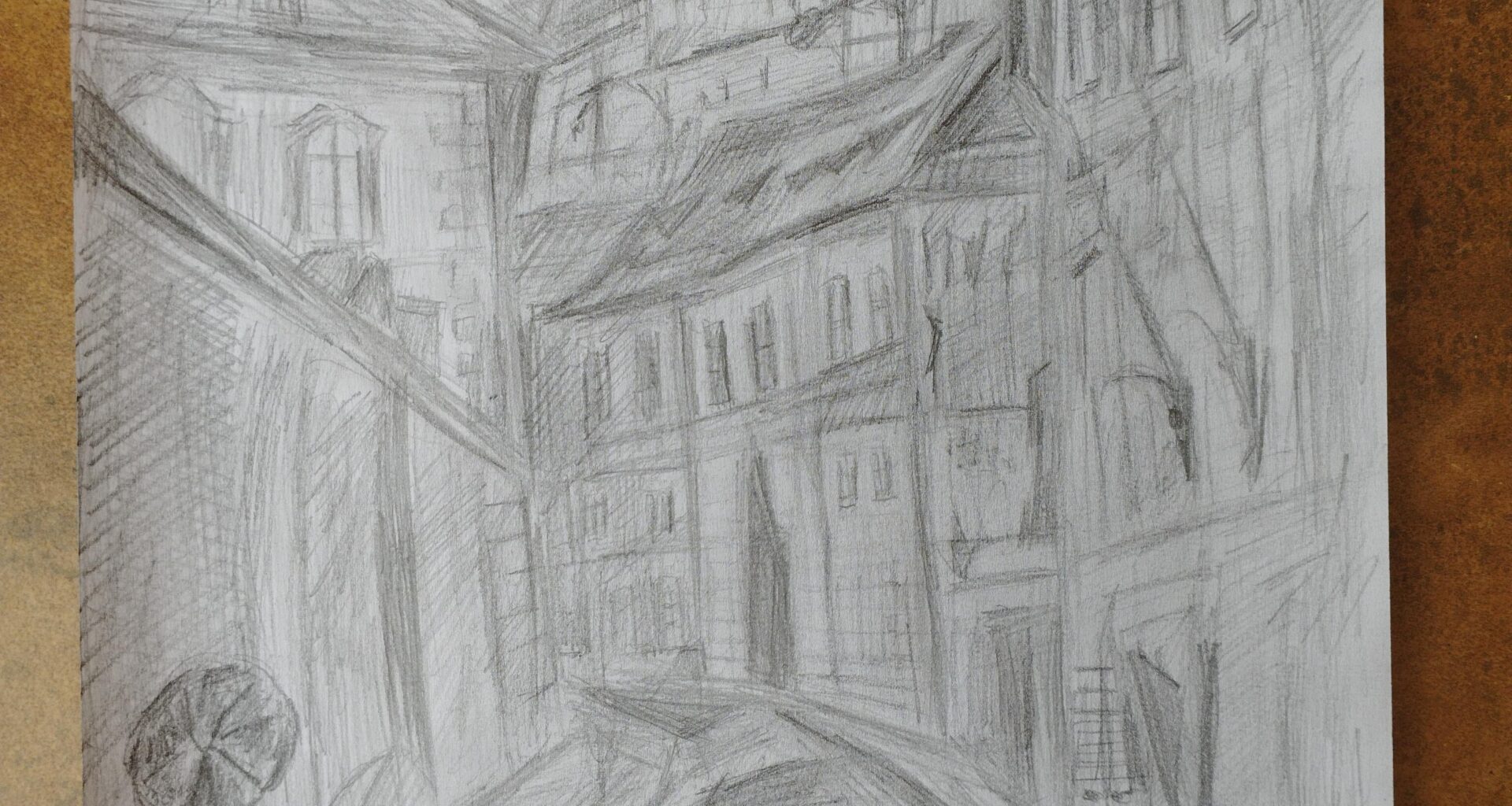 Dneska jsem zkoušela udělat jistý obrázek do portfolia na talentovky. Nejsem s ním však spokojená, a chtěla bych se zeptat vás, co by jste na něm změnili a jestli poznáte, o jaké místo v Praze se jedná?...