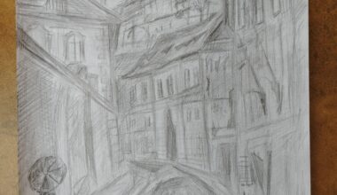 Dneska jsem zkoušela udělat jistý obrázek do portfolia na talentovky. Nejsem s ním však spokojená, a chtěla bych se zeptat vás, co by jste na něm změnili a jestli poznáte, o jaké místo v Praze se jedná?...