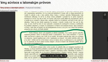 Tradičná slovenská rodina na islamský spôsob