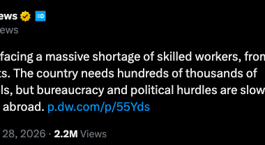 Why german news channels are saying this while 99% of people here are saying the opposite? Why the opinions of channels and people are not aligning?