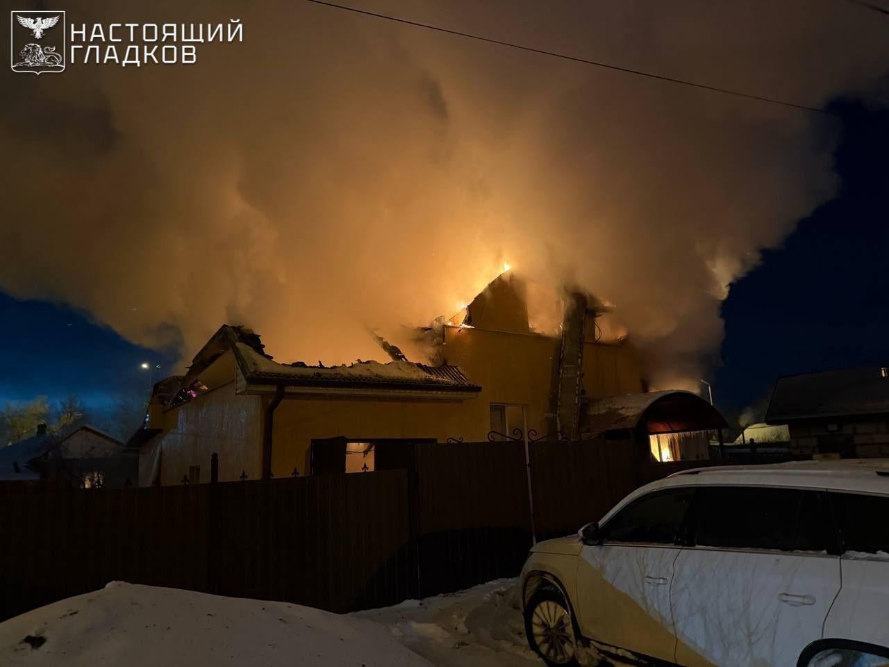 Explosions, fire reported overnight in Russia's Belgorod Oblast