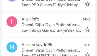 #OYUNUMADOKUNMA An itibariyle umduğum tuttuğum yerli oyun geliştiricilerine acil durum email mesajlarımı iletiyorum. Sizler de katılmalısınız