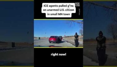 ICE Agents Pulling Weapons on Unarmed U.S. Citizen in MN